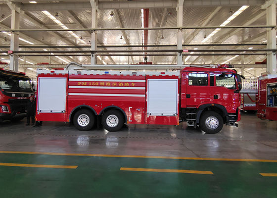 Chinese 6×4 Chassis 276kw Engine Motorized Water Tanker Fire Truck