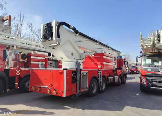 44m Working Height 320kw Aerial Hydraulic Platform Fire Truck with Work Cage
