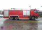 Gross Weight 28000kg Water Tanker Fire Truck With 12000kg Capacity Liquid Tank