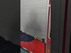 高品質のアルミニウム合金 ロック可能なロラーシャッタードア