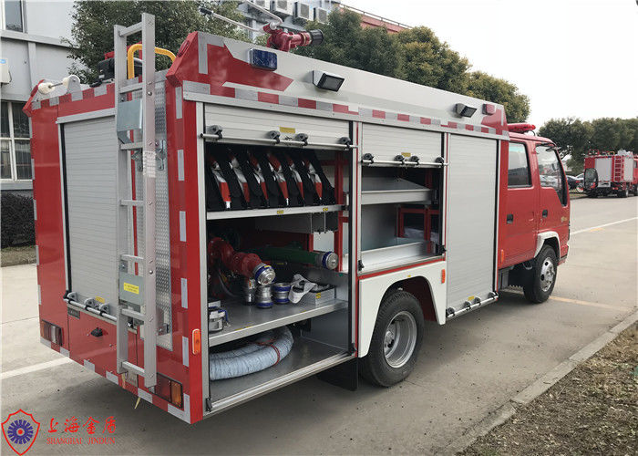 5 Seats Hydraulic Control Clutch Rear Mount Pump Water Tanker Fire Truck