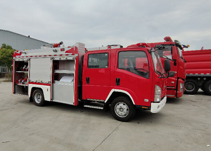 Aluminum Alloy 4x2 Drive 3500kg Small Water Tanker Fire Fighting Trucks