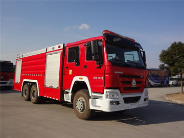消防隊のために柔らかい16000kg水泡が付いている6x4泡の普通消防車