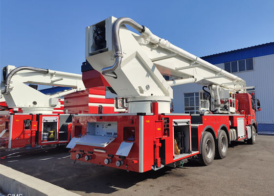 5000kg水2000kg泡が付いている空気梯子のプラットホームの普通消防車を運転する6x4