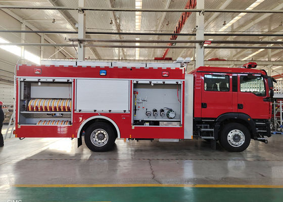 276Kw 4x2ドライブはマニュアル トランスミッションが付いている圧縮空気の泡CAFSの普通消防車を