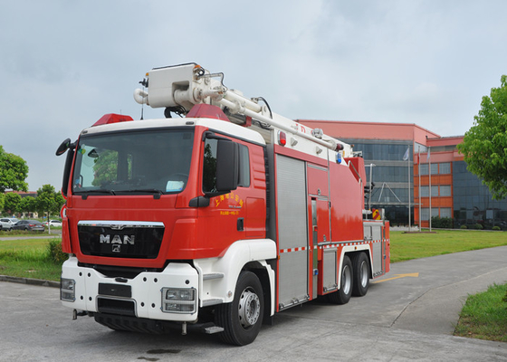 人6x4ドライブ給水塔の消火活動のトラック高い建物のための32メートル
